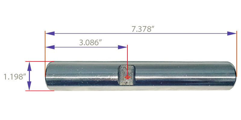 Dimensiones Perno de Dirección KB-231